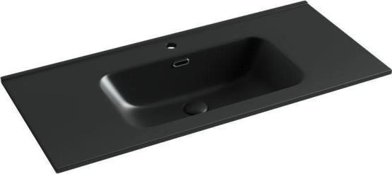 Умывальник накладной прямоугольный (цвет Черный Матовый) Element 1010*465*180мм