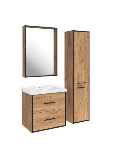 Тумба ASB-Mebel Монца 60 Дуб золотой подвесная под умывальник Миранда 60