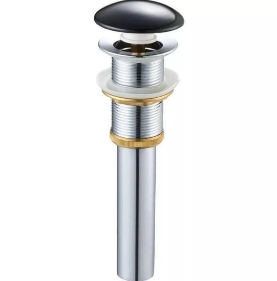 Керамический донный клапан Gid Bl100 без перелива черный глянцевый