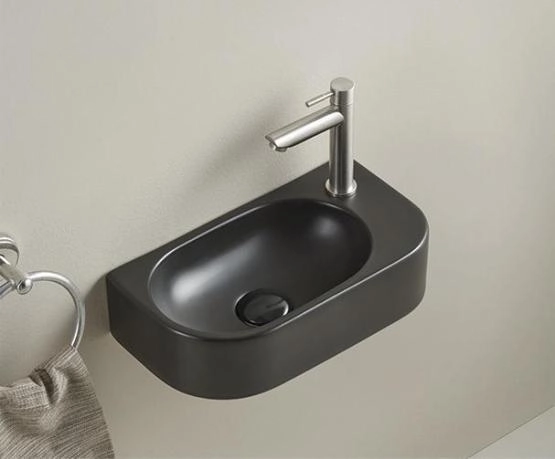 Раковина Gid Bm9274L подвесная 40 Черный матовый