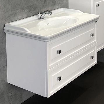 Тумба с раковиной Comforty Феррара-100 белый