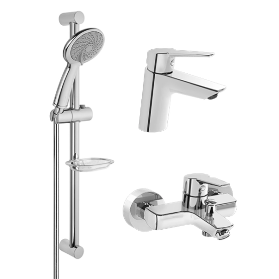 Набор смесителей Vitra Solid A42242EXP 3-в-1