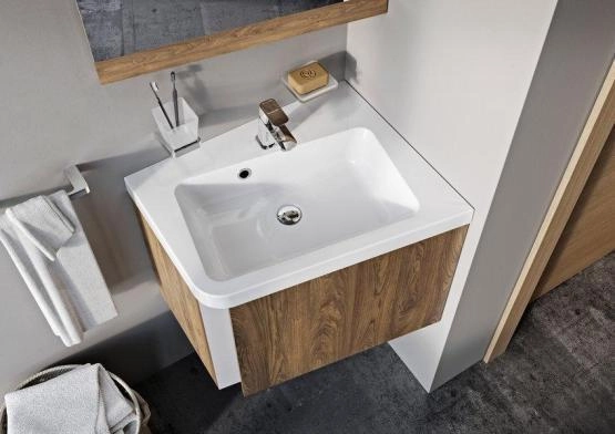 Тумба под умывальник Ravak SD 10° 550 R тёмный орех