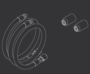 CeaDesign шланговое подсоединение для встраиваемой части