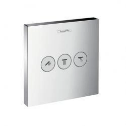 Запорно-переключающее устройство Hansgrohe ShowerSelect 15764000 на 3 потребителя для 01800180