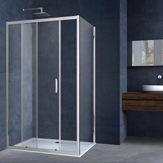 Душевой уголок Vincea Alpha VSR-3AL8015CL, 1500*800, хром, стекло прозрачное