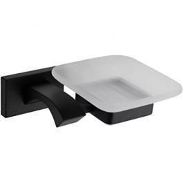 Мыльница Gappo G0702-6 черный стекло