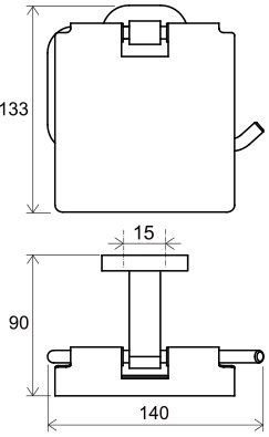 Держатель для туалетной бумаги Ravak Chrome CR 400.00 X07P191