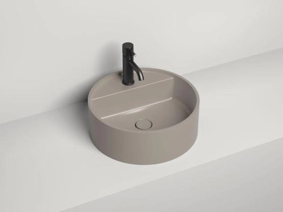 Раковина Salini ARMONIA TOP 02 S-Sense покраска RAL глянцевая 45x45 130116GF накладная без отв.смесителя