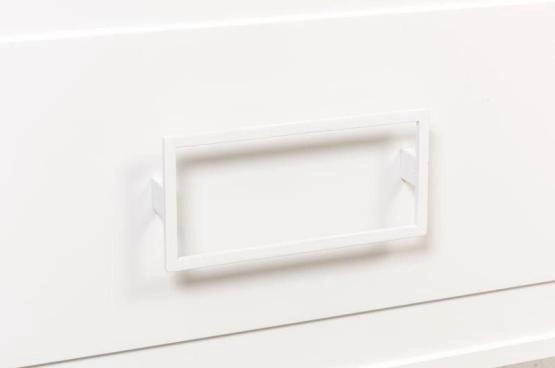 Cubo Bianco La Fenice Ручка скоба белая 80 мм., два ящика