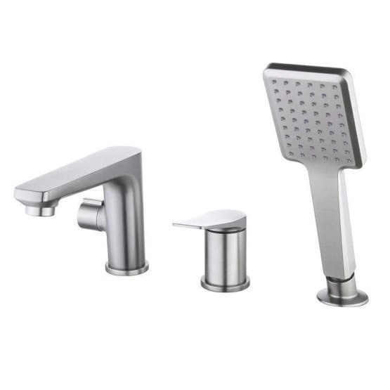 Смеситель Lemark Bronx LM3745GM на борт ванны , графит