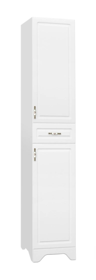 Шкаф для ванной Style Line Elfante Олеандр-2 напольный, белый