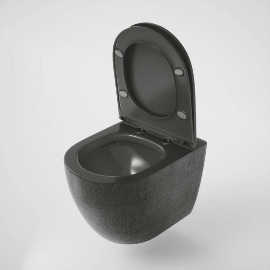 Унитаз Grossman GR-4455BBLS (480*365*370) ЧЕРНЫЙ подвесной Безободковый с тонкой крышкой