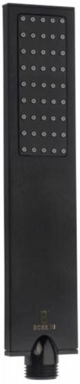 Душевая лейка Bossini Flat One B00270.073 черный матовый