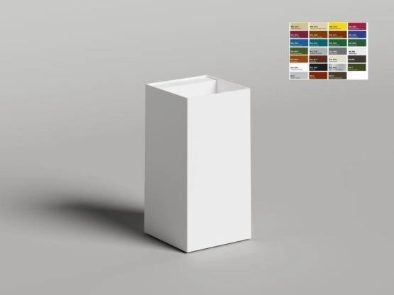 Раковина Salini ARMONIA SQUARE TOP 01 S-Stone покраска RAL матовая 45x45 130521TMF напольная без отв.смесителя