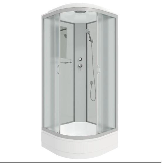 Душевая кабина Niagara Classic NG-3302-14 (1000х1000х2150) низкий поддон(26см) стекло МАТОВОЕ