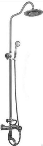 Душевая стойка ZORG Серия 400 A 402DS-SL хром