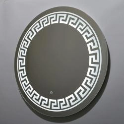 Зеркало Континент Меандр ЗЛП53 LED d77 c подсветкой