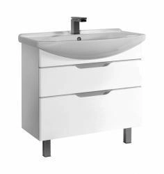 Тумба под раковину Dreja Q Laguna Plus 105 99.0108 напольная цвет белый