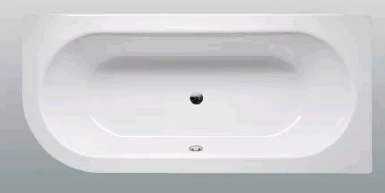 Bette Starlet ванна 1850х850х420 мм, в левый угол, в комплекте звукопоглощающие пластины, сталь, цвет белый