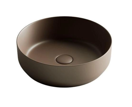 Умывальник чаша накладная круглая (цвет Темно-x