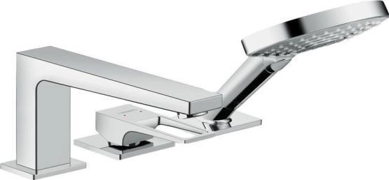 Hansgrohe 74550000 Metropol Смеситель на борт ванны, на 3 отв., хром