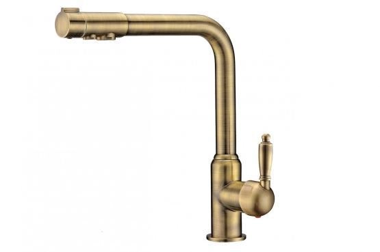 Смеситель для кухни ZORG Zorg Sanitary (ZR 320 YF-33 BR) под фильтр бронза