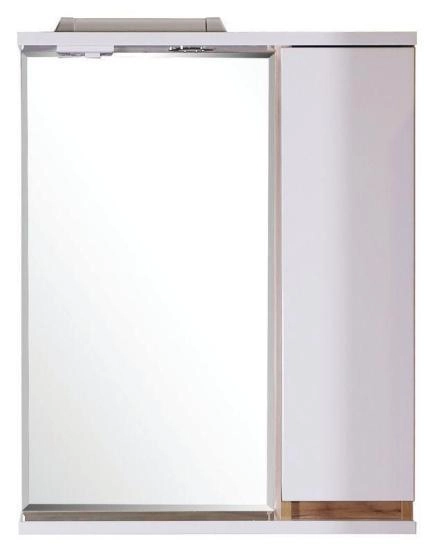 Зеркало ASB-Mebel Марко 60 белый/дуб золотой