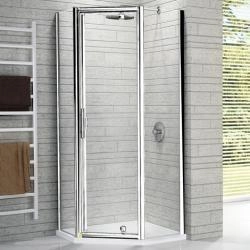 Душевой уголок Novellini LUNESPG901B Pentagono G 90x90