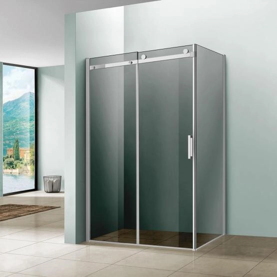 Душевой уголок Vincea Como VSR-1C9012CG, 1200*900, хром, стекло тонированное