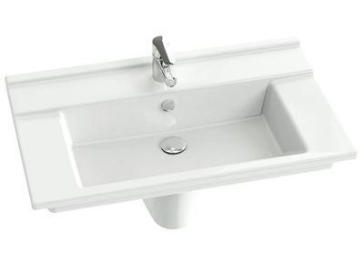 Подвесная раковина-столешница EXH112-00 STRUKTURA 80 см