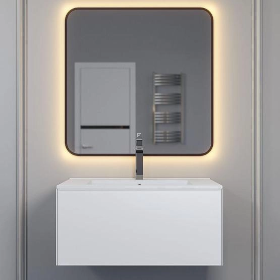 Тумба под раковину для ванной Uperwood Parma Premium подвесная 75 см, белая