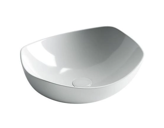 Умывальник чаша накладная овальная Element 420x385x145мм