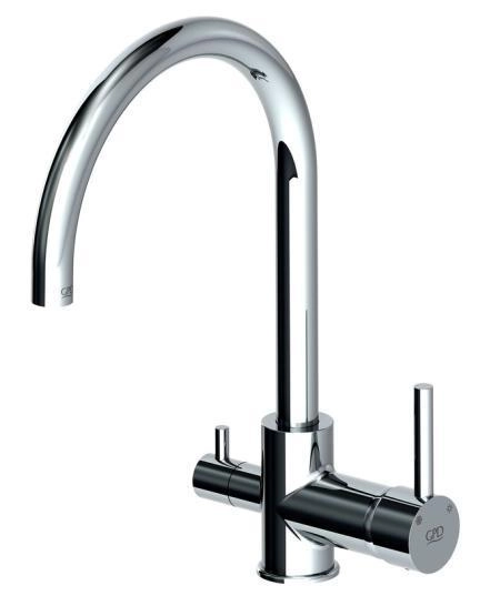 Смеситель для кухни GPD ESPINA MAR70 хром