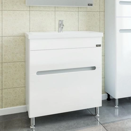 Тумба под раковину СаНта Лондон 70 224006л, напольная (2 ящ.)