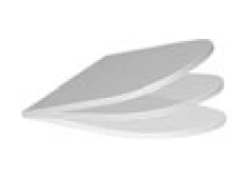 Nic Design Pin сиденье с крышкой для унитаза Slim с плавным опусканием, цвет  white matt