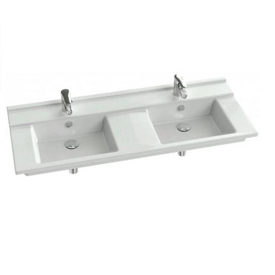 Раковина Jacob Delafon STRUKTURA EXF112-00 120 см двойная,подвесная