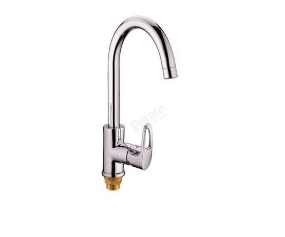Смеситель Potato Р4021 для кухни, хром