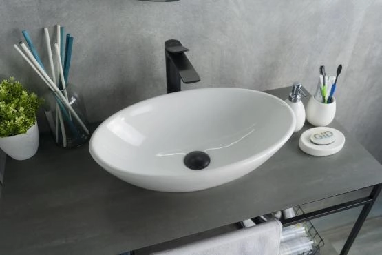 Раковина Gid N9021 52x32 на столешницу белая