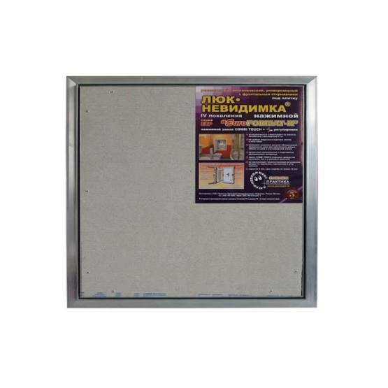 Ревизионный люк Евроформат ЕТР 50х40 настенный под плитку ПРАКТИКА