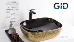 Раковина CeramaLux D1302H022 51 см на столешницу