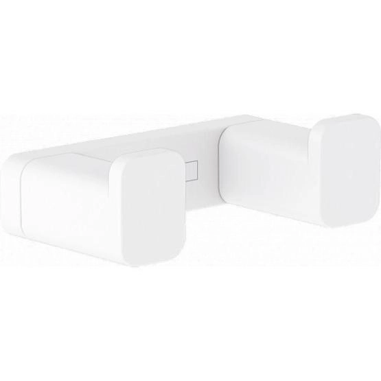 Крючок Hansgrohe 41755700 AddStoris двойной, металл матовый белый