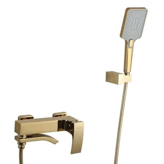 Смеситель Gappo G3207-3 для ванны  золото