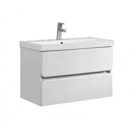 Тумба Belux Париж НП 80-02 Белый глянцевый под умывальник Париж ПА 800