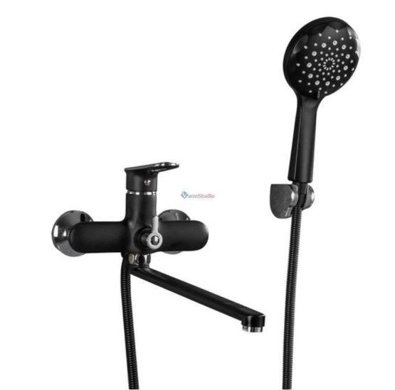 Смеситель для ванны Frap F2249-6 черный хром