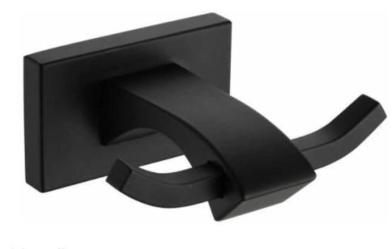 Крючок двойной Gappo G0705-26 черный