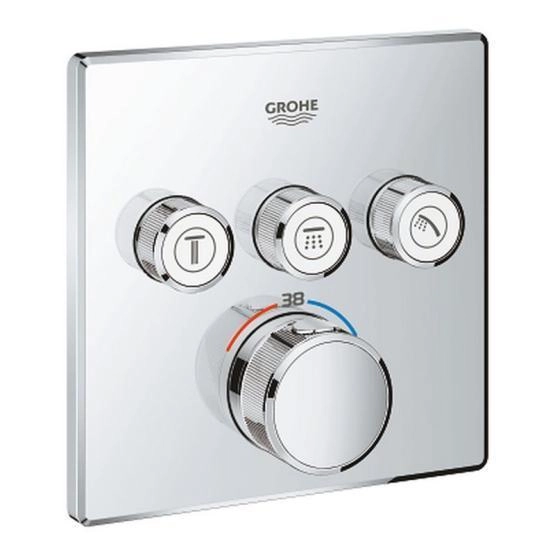 Термостат Grohe Grohtherm Smart Control 29126000 для 3х потребителей (внешняя монт. часть)