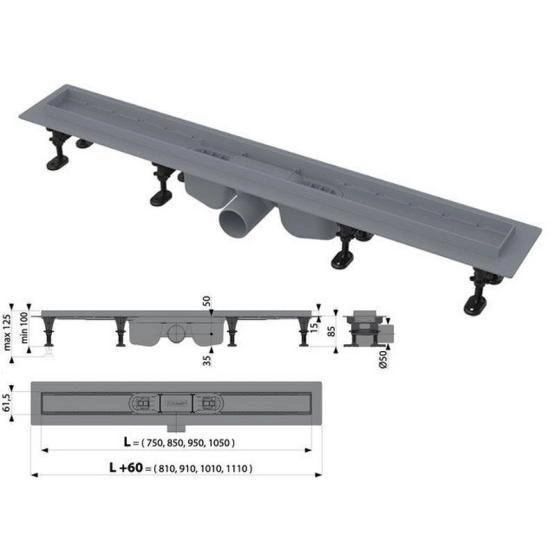 Душевой лоток AlcaPlast APZ12-950 Optimal
