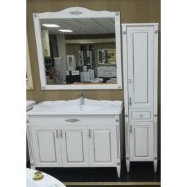 Тумба Belux Империя Н 105 под умывальник Клевер КЕ-1100