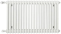 Zehnder Charleston радиатор отопления 3-х трубный 566х1012х100 боковое подключение 1270 3/4" Ral 9016